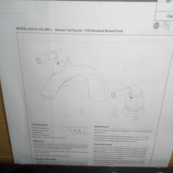 Aqua Source Roman Tub Faucet with Lever Handles - Picture 4 of 6